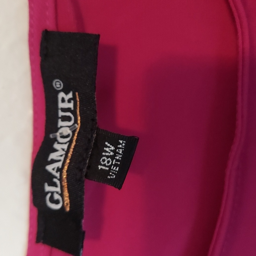 New Glamor Fuchsia Sleeveless Pleated Hem Dress - Picture 7 of 11
